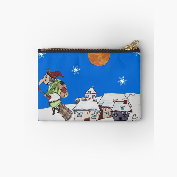 Item preview, La Befana flies overhead designed and sold by Nicole Angeline.