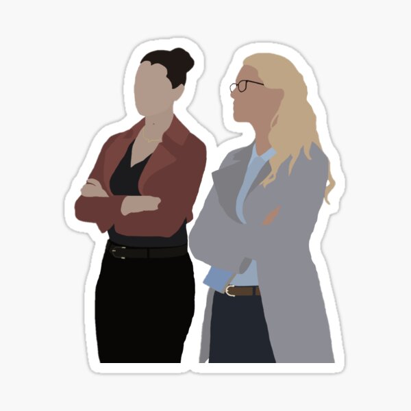 Kara und Lena Sticker