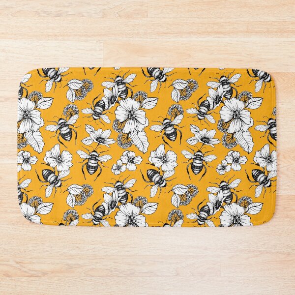 Item preview, Vintage Honey Bee Seamless Pattern designed and sold by meghanmarie.