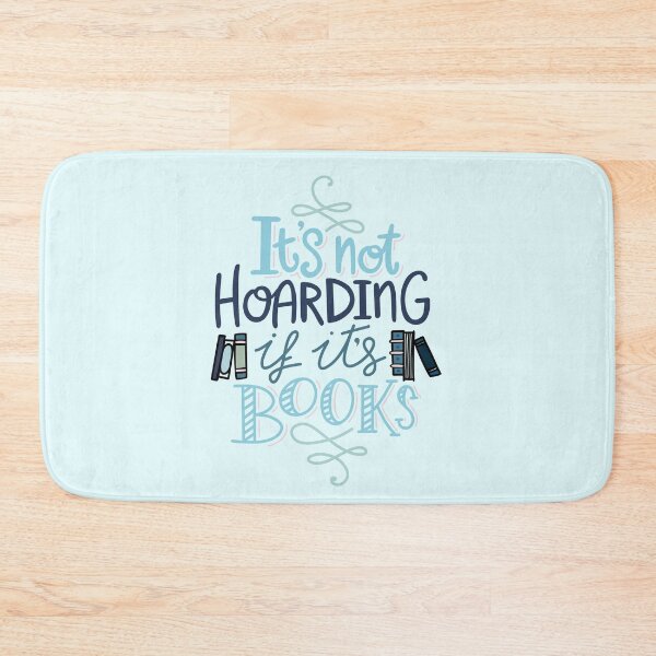 Item preview, Hoarding Books Blue - Book Nerd designed and sold by Kit Cronk.
