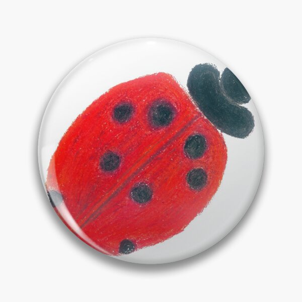 Item preview, oil pastel of a ladybug designed and sold by lion-house.