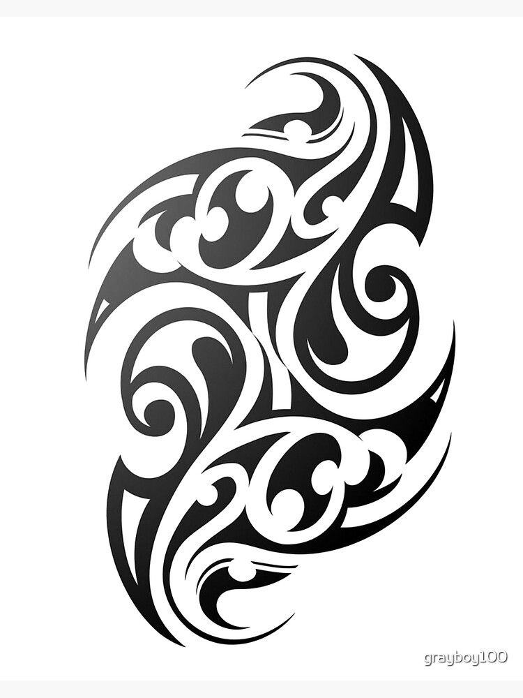 An authentic and traditional tribal tattoo of the New Zealand Maori. A striking Polynesian symbol of Maoritanga, pride, and culture. A fantastic gift for those interested in the art of tattoo. An authentic and traditional tribal tattoo of the New Zealand Maori. A striking Polynesian symbol of Maoritanga, pride, and culture. A fantastic gift for those interested in the art of tattoo.