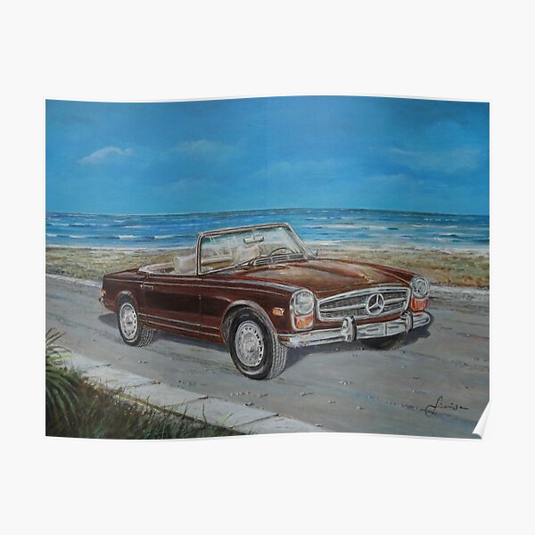 1970 Mercedes - Benz 280 SL Pagoda Poster