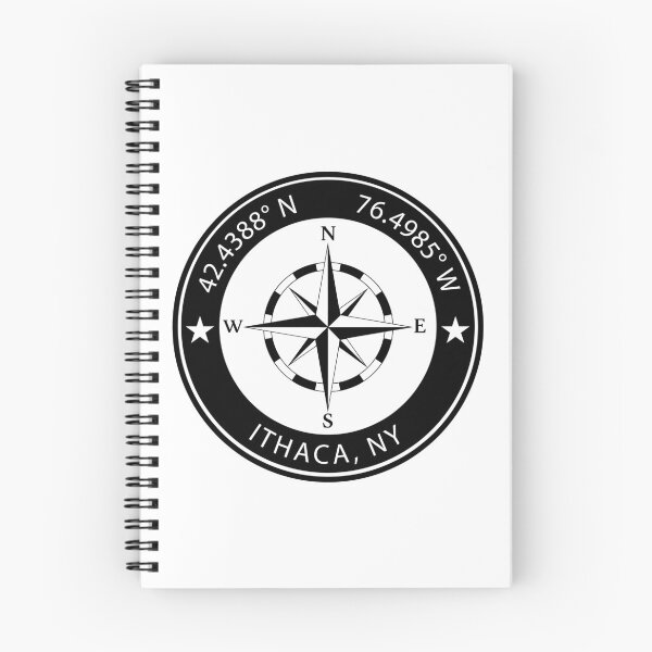 Item preview, Ithaca, New York Geographical Coordinates designed and sold by TeeOhGraphics.