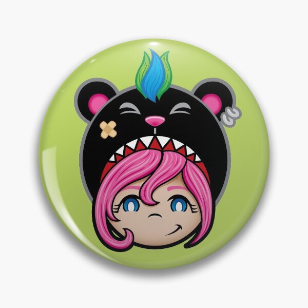Item preview, Bear Beanie Girl - Black Bear designed and sold by AbzDraws.