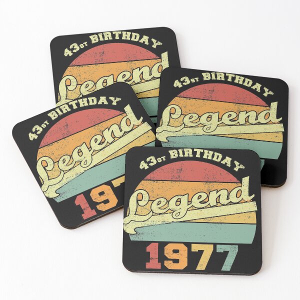 Item preview, 43st Birthday Father's Day The Legend Born in 1977, Vintage Retro Dad Style Design, Lover Father's Day Gift  designed and sold by Noahlaz.