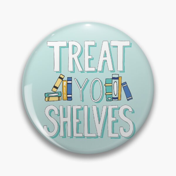 Item preview, Treat Yo Shelves - Book Nerd Quote - Blue Yellow designed and sold by Kit Cronk.