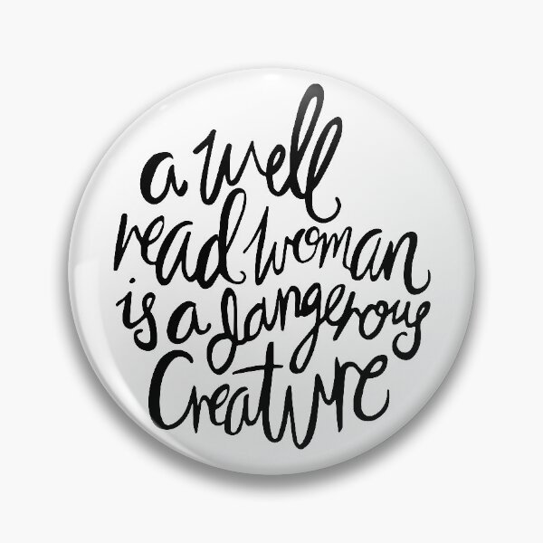 Item preview, Well Read Woman - Black Lettering On White designed and sold by Kit Cronk.