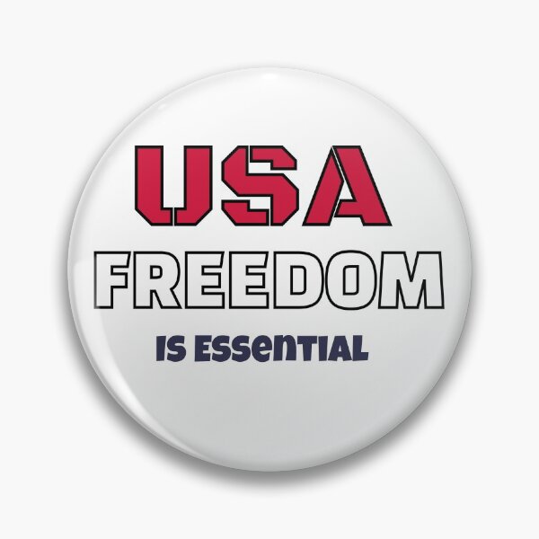 Item preview, USA Freedom Is Essential Independence Day designed and sold by Shellbelle44.