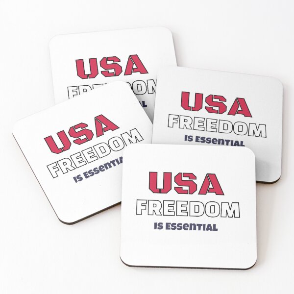 Item preview, USA Freedom Is Essential Independence Day designed and sold by Shellbelle44.