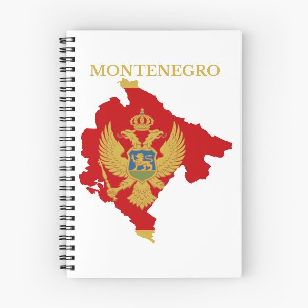 Item preview, Montenegro flag map designed and sold by marosharaf.