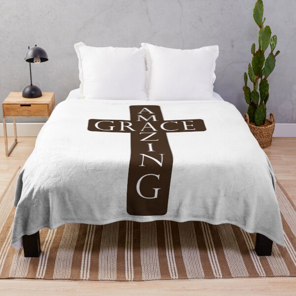 Item preview, Cross Saying Amazing Grace - Salvation Design designed and sold by ShareYourFaith.