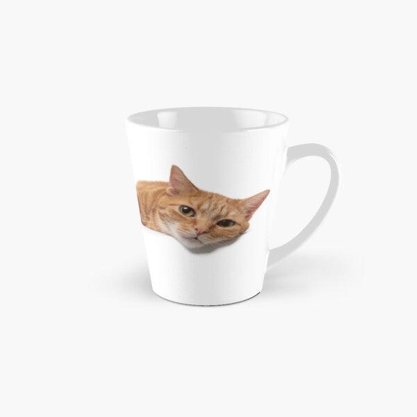 Aperçu de l'œuvre Chat tigré orange couché sur un fond blanc créée et vendue par Leslie Banks.