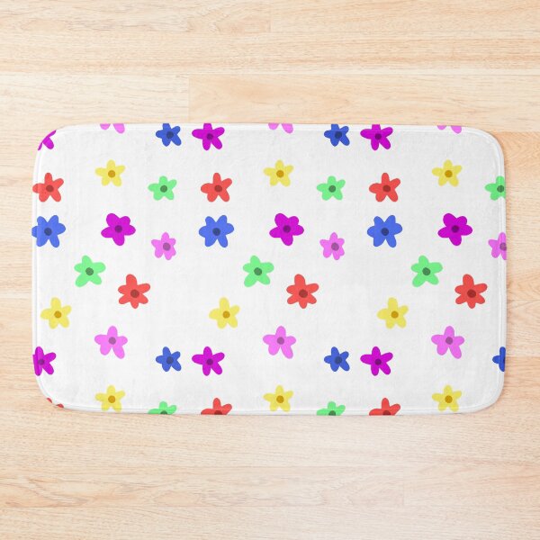 Item preview, Neon flowers with white background designed and sold by Mags Farrell.