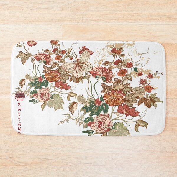Item preview, Chinese art print - flower branches with various flowers butterfly designed and sold by Kallandra.