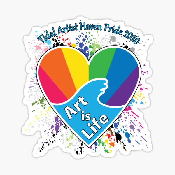 PRIDE 2020 Art is Life Sticker