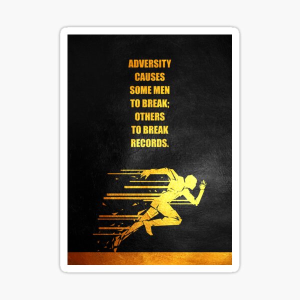 Break Records Motivational Wall Art Sticker