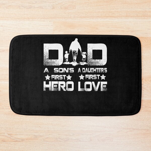 Item preview, Dad a son's First Hero A Daughter's First Love _Father's day Birthday designed and sold by GreenMall.