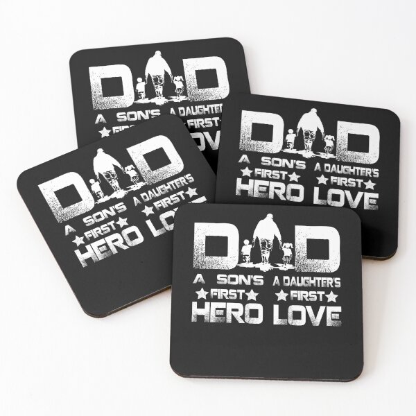 Item preview, Dad a son's First Hero A Daughter's First Love _Father's day Birthday designed and sold by GreenMall.