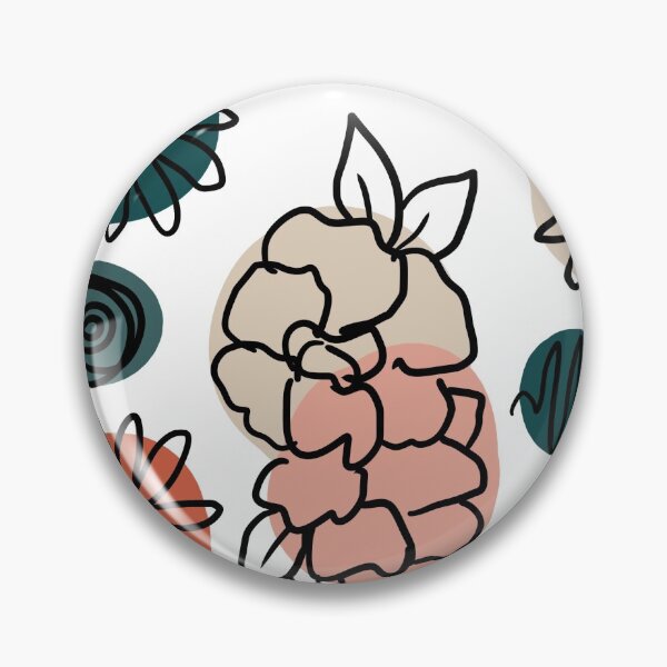 Item preview, Abstract Pattern - Flowers and Leaves designed and sold by nightowlcave.