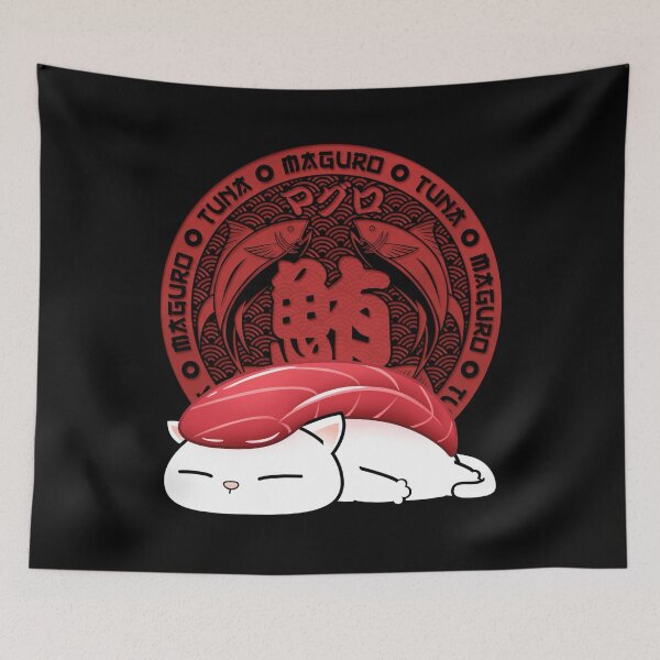 Item preview, Chubby Cats Maguro Sushi Cat designed and sold by Takeda-art.