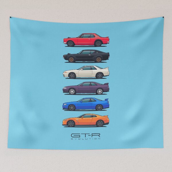 Item preview, GTR Family Evolution - Blue designed and sold by VoodooCircus.