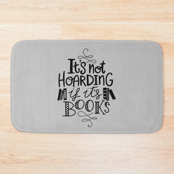 Item preview, Hoarding Books Black and White designed and sold by Kit Cronk.