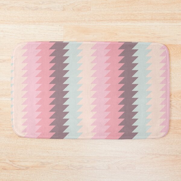 Item preview, Parallelogram Column Patter Gradient 001 - Pink Brown Cyan designed and sold by AmpersandCuster.