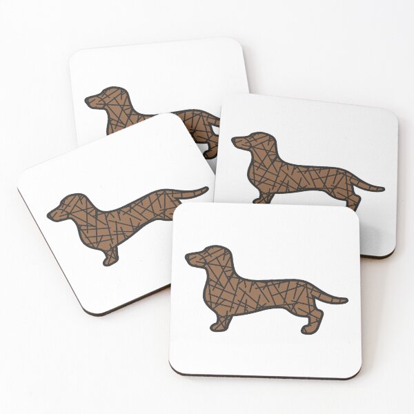 Item preview, Dachsund Patterened Silhouette Graphic designed and sold by emmilowski.
