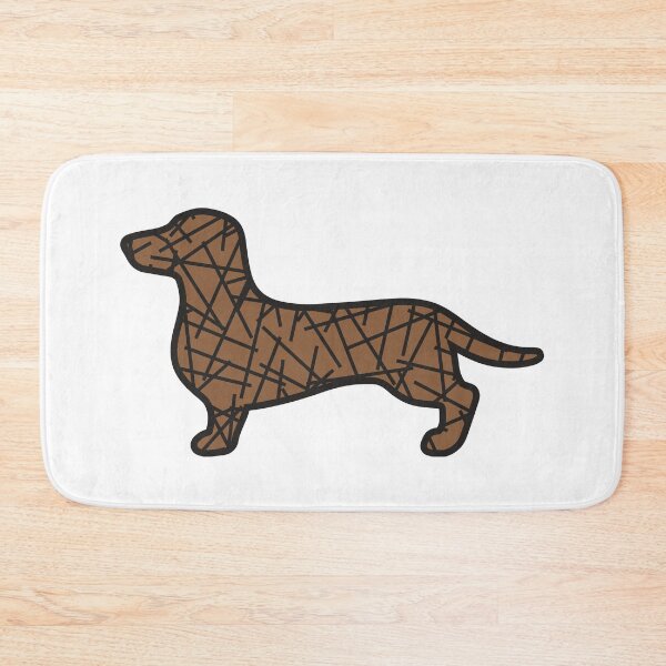 Item preview, Dachsund Patterened Silhouette Graphic designed and sold by emmilowski.