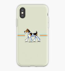 Wire Fox Terrier Trot iPhone Case