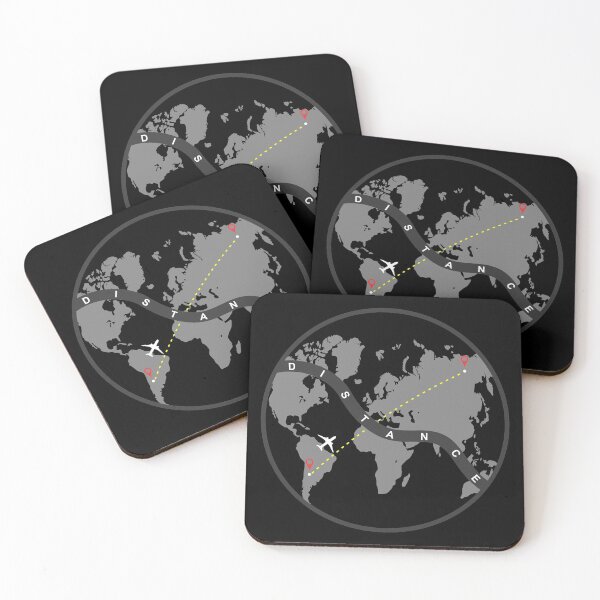 Item preview, Social Distancing World Design Black designed and sold by mistergoodiez.