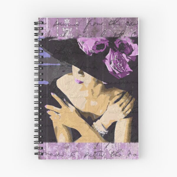 Item preview, Lady In The Pink Roses Hat designed and sold by incarnations.