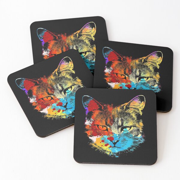 Item preview, COLORFUL CAT ARTWORK designed and sold by MarcoSebi.