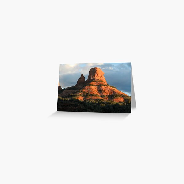Sunset in Sedona Arizona Greeting Card