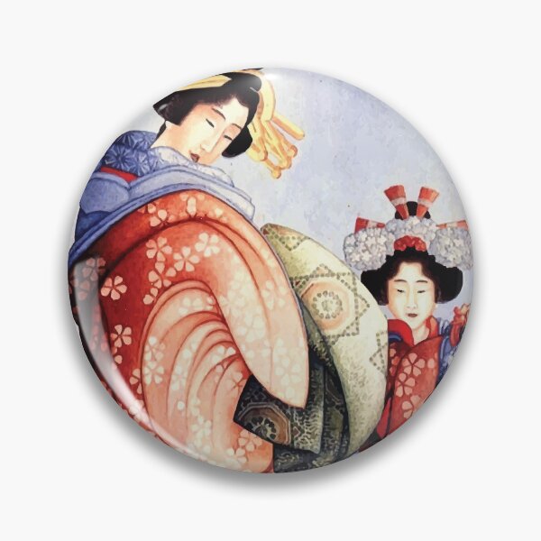 Item preview, Katsushika Hokusai | Oiran and Kamuro designed and sold by badguyduh.