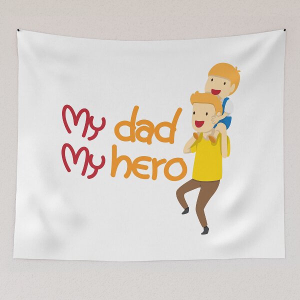 Item preview, Son and father whit text My dad My hero designed and sold by maipadpro.