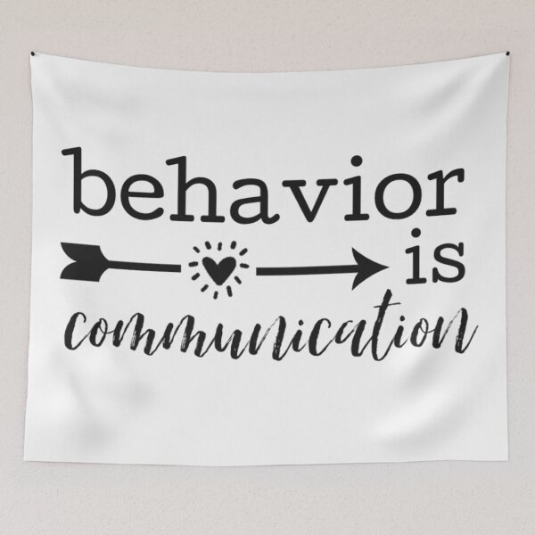 Item preview, behavior is communication designed and sold by stickersbycare.