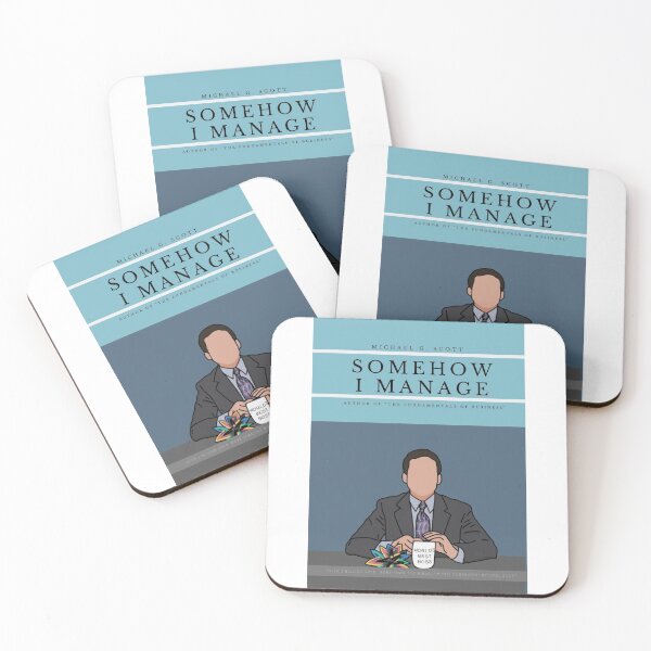 Item preview, MICHAEL G. SCOTT - SOMEHOW I MANAGE designed and sold by pretendcrab.