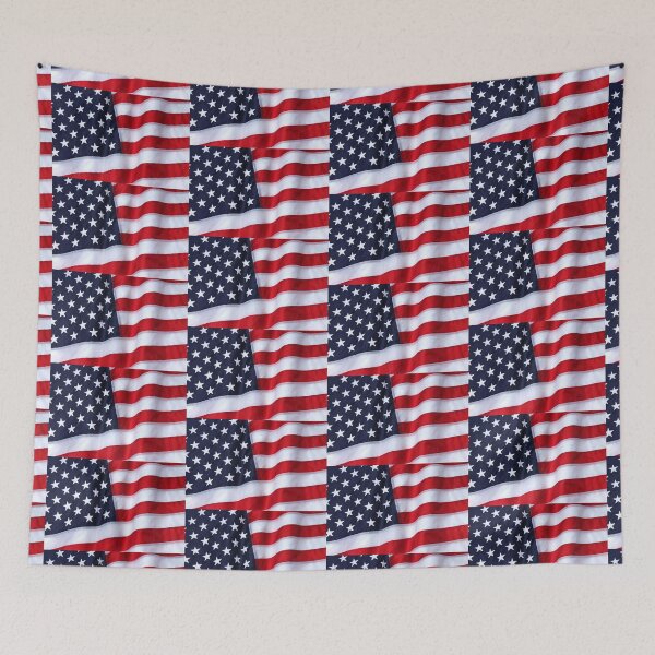 Item preview, American Flag true red, white and blue designed and sold by Hatfieldweir.