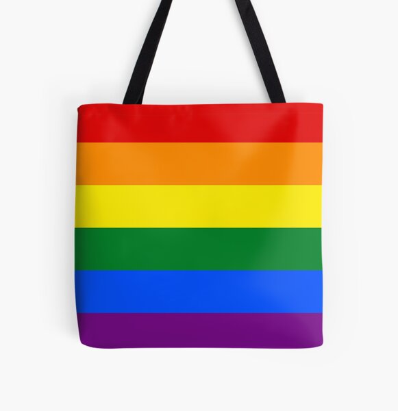 LGBT Gay Pride Tote Bag Rainbow Stripes 40 x 40cm Carnival