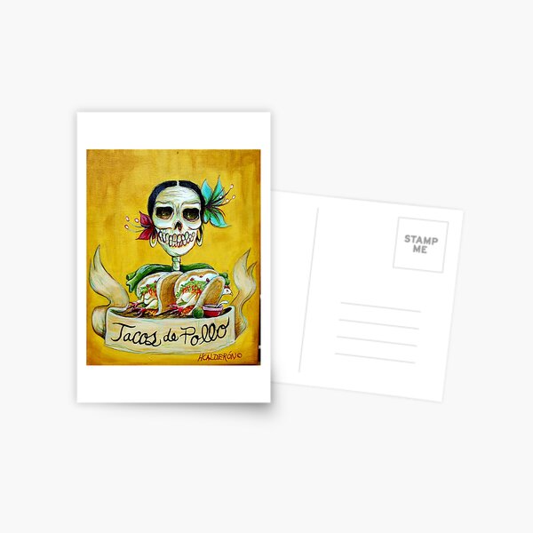 Tacos de Pollo Postcard