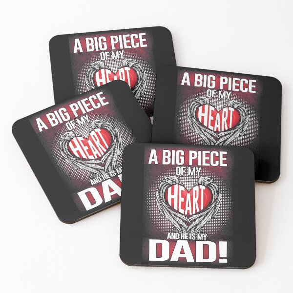 Item preview, A Big Piece of my Heart And He Is My Dad_Father's day Birthday designed and sold by GreenMall.