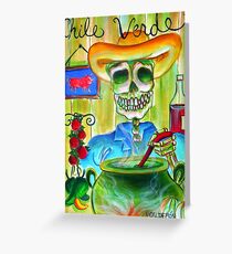 Chile Verde Greeting Card