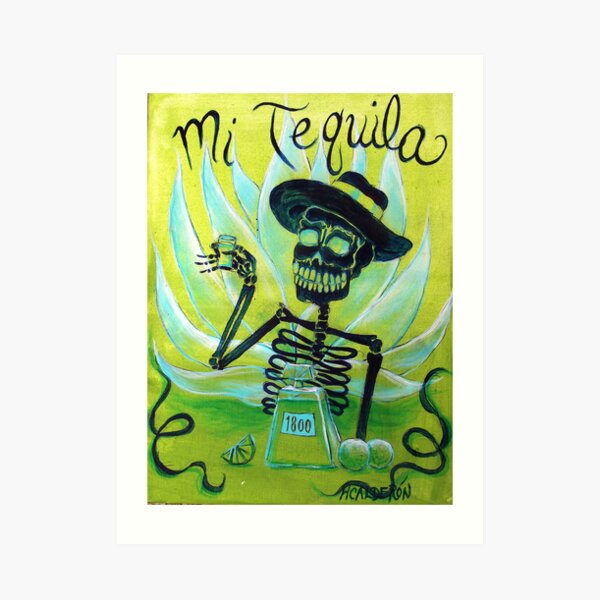 Mi Tequila Art Print