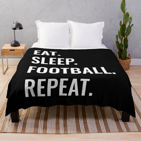 Item preview, Eat Sleep Football Repeat designed and sold by manishfzr1995.