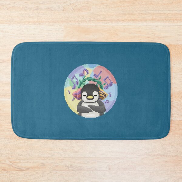 Item preview, Pixelated Little Cute Pinguin Listening to Music designed and sold by HopeDetour.