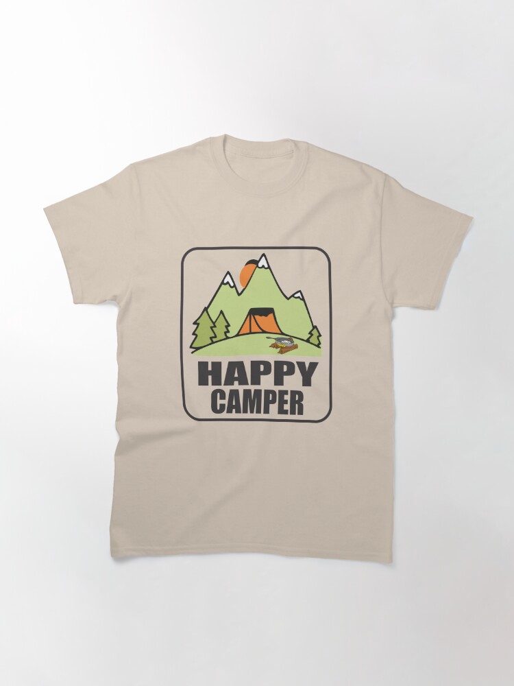 Disover Happy Camper Classic T-Shirt Camper lover