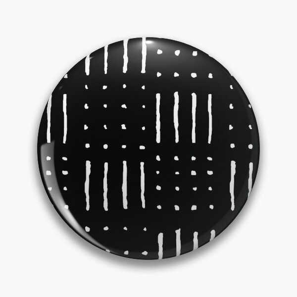 Item preview, African Pattern - Stripes and Dots in Black and White designed and sold by 12points.