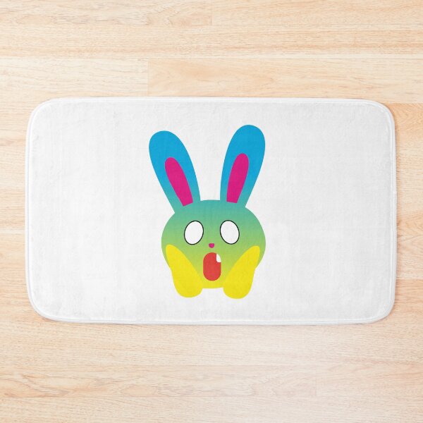 Item preview, One Tooth Rabbit Emoticon Bunny Face Screaming in Fear designed and sold by onicon.